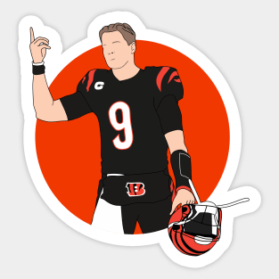 burrow the quaterback Sticker